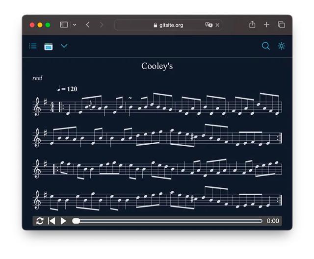 gitsite-sheet-music