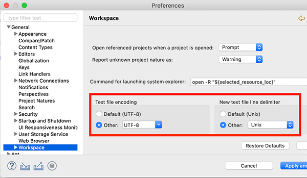 workspace-utf-8